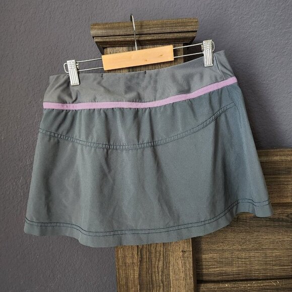 Title Nine Skort Golf Skirt Size Small Gray Pickleball Tennis Mini - Picture 2 of 13